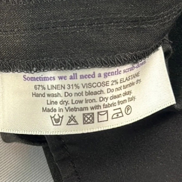 New M.M LAFLEUR Stretch Linen Blend Chester Pant Size 4 - Picture 12 of 14